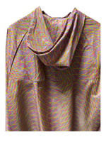 Men's Lightweight Hooded Windbreaker – Multicolor Reflective Design