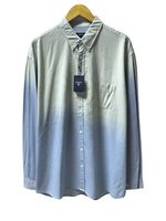 Men's Long Sleeve Casual Shirt – Handwoven Cotton, Blue