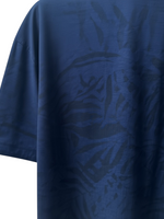 Men's Graphic Graphic Print Shirt – Lightweight & Stylish, Navy