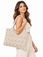 Handmade Macramé Tote – Bohemian Elegance & Artisanal Craft