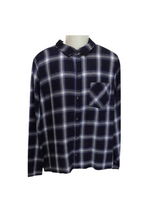 Men's Plaid Shirt – Classic & Lightweight, Navy