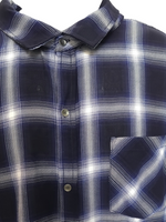 Men's Plaid Shirt – Classic & Lightweight, Navy