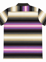 Men's Striped Polo Neck Regular Fit T-Shirt, Multicolor