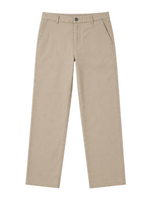 Gentleman Farmer men's khaki lightweight cargo pants in a regular fit with a straight leg and button closure.