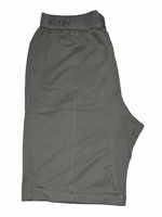 Men's Solid Slip-On Comfort Fit Pajama Shorts with Elastic Waistband, Dark Grey