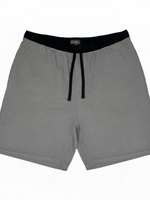 Men's Solid Slip-On Comfort Fit Pajama Shorts with Elastic Waistband, Grey