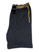 Men's Solid Comfort Fit Pajama Shorts, Black