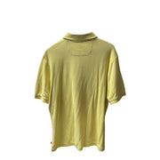 Men's Solid Polo T-Shirt – Classic, Beach Sun Yellow