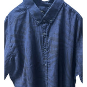 Men's Graphic Graphic Print Shirt – Lightweight & Stylish, Navy