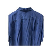 Men's Silk Shirt – Luxe & Breezy, Navy