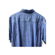 Men's Silk Shirt – Laid-Back Luxury, French Blue