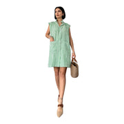 Women's Striped Cotton Vest & Shorts Set – Effortless Chic