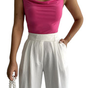Women's Spaghetti Strap Crop Top – Sleek & Stylish