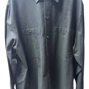 Men's Winter Casual Shirt – Premium Cotton, Black