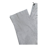 Men's Solid Wide-Leg Trousers – Sleek & Versatile, Light Grey
