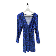 Women's Fit & Flare Dress – Bold & Elegant Statement, Blue