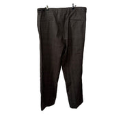 Men's Striped Wool Trousers – Classic & Sophisticated, Brown