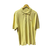 Men's Solid Polo T-Shirt – Classic, Beach Sun Yellow