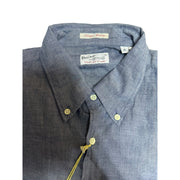 Men's Button-Down Shirt – Classic Sportswear Rugger, Indigo Blue