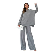 Women's Two-Piece Knit Lounge Set – Effortless Comfort
