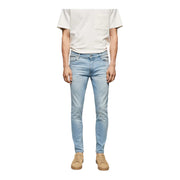 Men's Skinny Fit Light Wash Blue Jeans – Sleek & Modern Denim