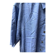 Men's Silk Shirt – Laid-Back Luxury, French Blue