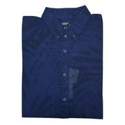 Men's Graphic Graphic Print Shirt – Lightweight & Stylish, Navy