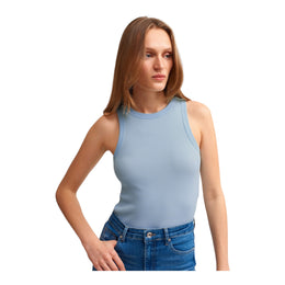 Women's Ribbed Sleeveless Top – Casual Essential