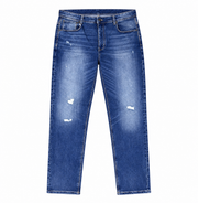 Men's Slim Fit Distressed Jeans