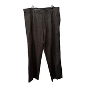 Men's Striped Wool Trousers – Classic & Sophisticated, Brown