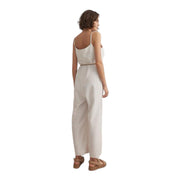 Women's Linen Jumpsuit – Chic & Effortless, Bone