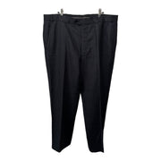 Men's Striped Wool-Cashmere Trousers – Tailored Elegance, Charcoal