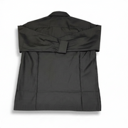 Men's Classic Solid Long Sleeve Comfort Fit Formal Shirt, Black