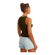 Women's Ribbed Sleeveless Top – Casual Essential