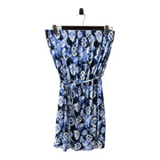 Women's Bandeau Mini Dress – Effortless Summer Style, Blue