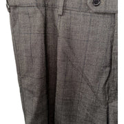 Men's Striped Wool Trousers – Classic & Sophisticated, Brown