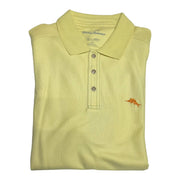 Men's Solid Polo T-Shirt – Classic, Beach Sun Yellow
