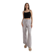 Women's Mid-Rise Wide Leg Trousers – Effortless Comfort