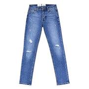 Men's Slim Fit Distressed Jeans