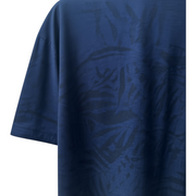 Men's Graphic Graphic Print Shirt – Lightweight & Stylish, Navy