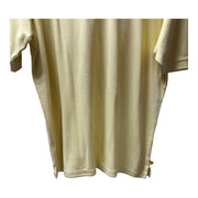 Men's Solid Polo T-Shirt – Classic, Beach Sun Yellow