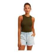 Women's Ribbed Sleeveless Top – Casual Essential