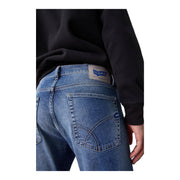 Men's Slim Fit Indigo Washed Jeans – Comfortable Stretch