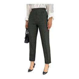 Women's Slim-Fit Trousers – Chic & Sophisticated, Olive Green