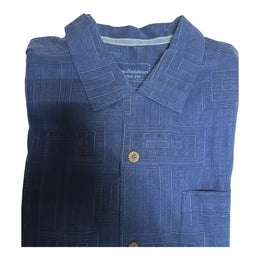 Men's Silk Shirt – Luxe & Breezy, Navy