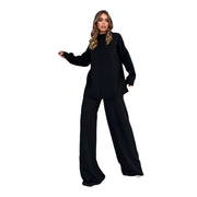 Women's Two-Piece Knit Lounge Set – Effortless Comfort