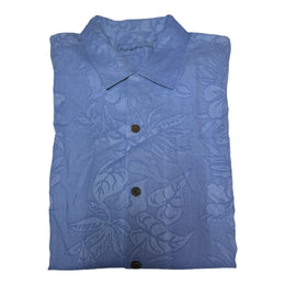 Men's Silk Shirt – Laid-Back Luxury, French Blue