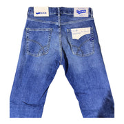 Men's Slim Fit Indigo Washed Jeans – Comfortable Stretch