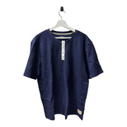 Men's Henley T-Shirt – Classic Comfort & Style, Navy