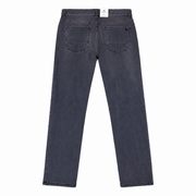 Men's Slim Fit Dark Grey Washed Jeans – Comfortable Stretch Denim